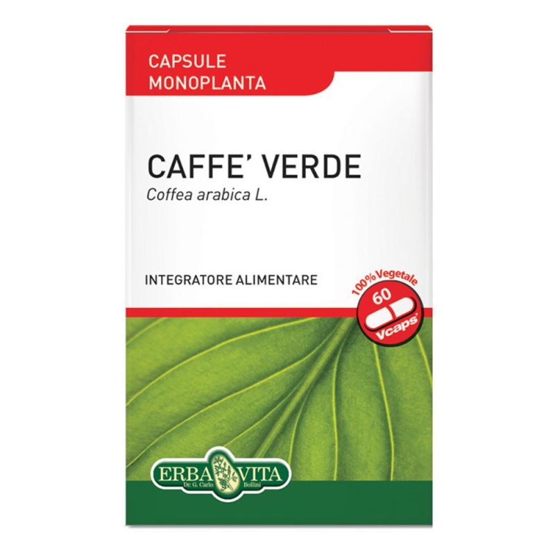 Erba Vita Caffè Verde Monoplanta Integratore Alimentare 60 Capsule Erba Vita Caffè Verde Monoplanta Integratore Alimentare 60 Capsule