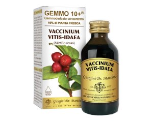 Dr.giorgini Ser-vis Mirtillo Rosso Liquido Analcoolico Gemmo 10+ 100 Ml