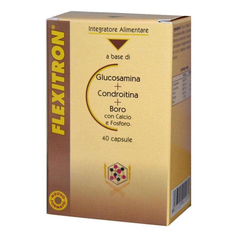 Flexitron Integratore Alimentare 40 Capsule per Articolazioni e Cartilagini