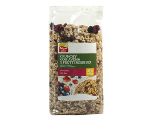 CRUNCHY AVENA FRUTTI ROSSI BIO