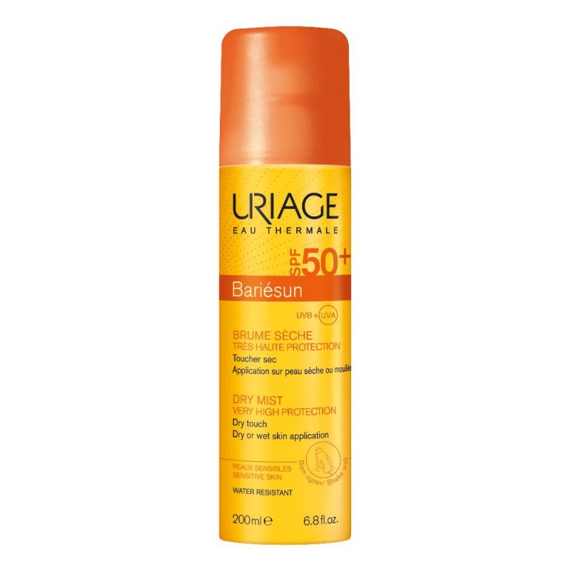 Uriage Bariesun olio solare secco SPF 50+ 200 ml protezione molto alta per corpo e capelli Uriage Bariesun olio solare secco SPF 50+ 200 ml protezione molto alta per corpo e capelli