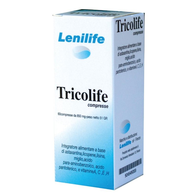 Tricolife 60 compresse - integratore per capelli e unghie Tricolife 60 compresse - integratore per capelli e unghie