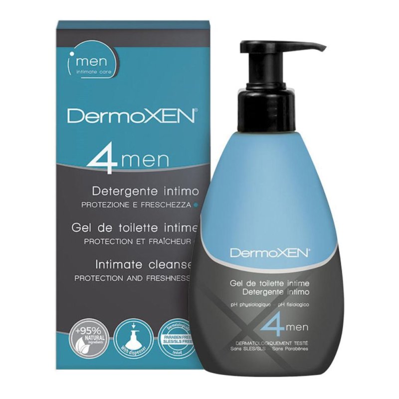 DermoXEN 4Men Detergente Intimo Uomo ad azione Rinfrescante, 125ml DermoXEN 4Men Detergente Intimo Uomo ad azione Rinfrescante, 125ml