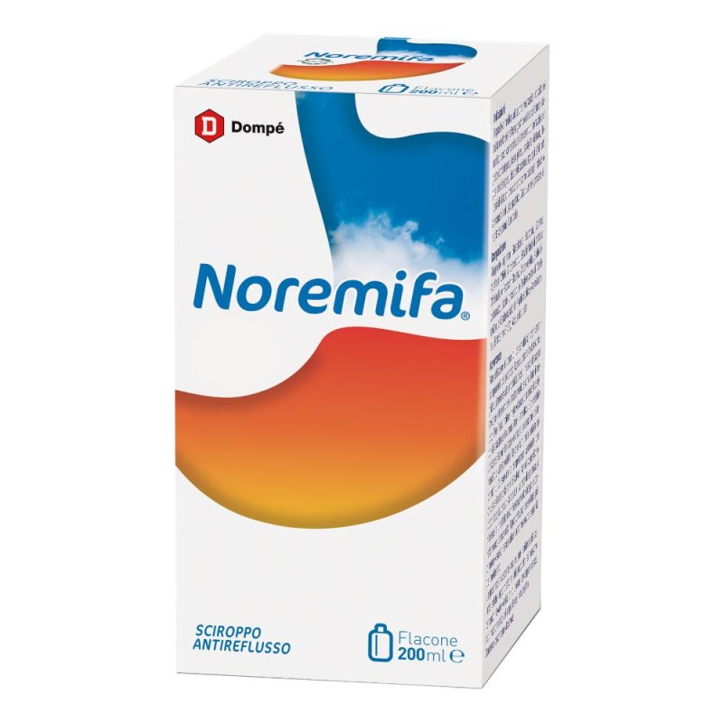 Dompe' Farmaceutici Noremifa Sciroppo Antireflusso 200 Ml Dompe' Farmaceutici Noremifa Sciroppo Antireflusso 200 Ml