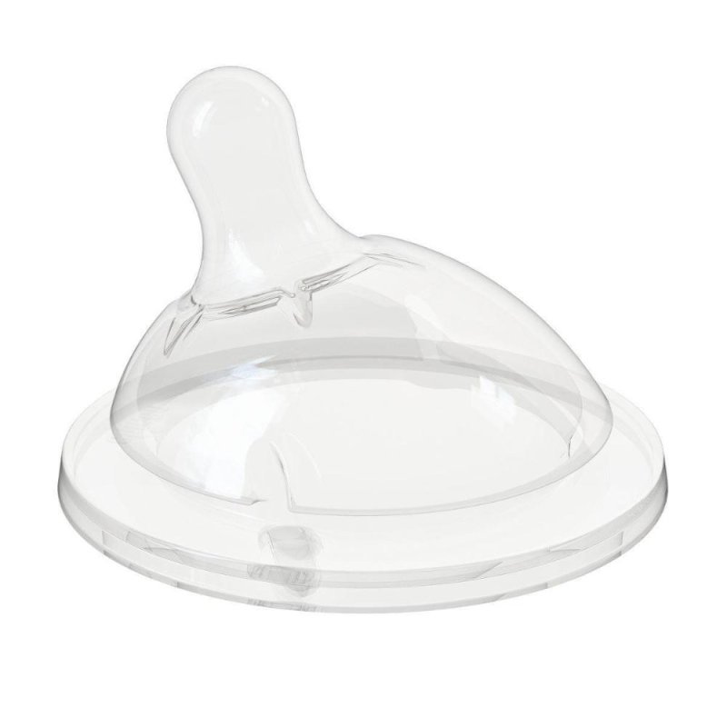 Chicco Natural Feeling - Tettarella in Silicone 2M+ Flusso Medio 1 Pezzo