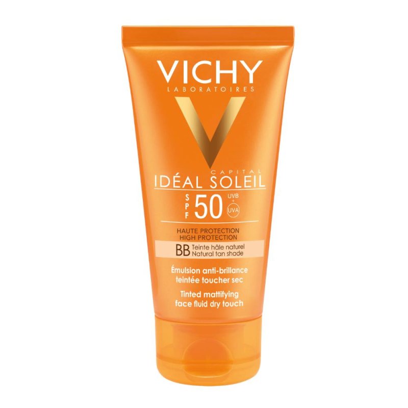 Vichy Ideal Soleil SPF50 Dry Touch BB Cream Emulsione Colorata 50 ml Vichy Ideal Soleil SPF50 Dry Touch BB Cream Emulsione Colorata 50 ml
