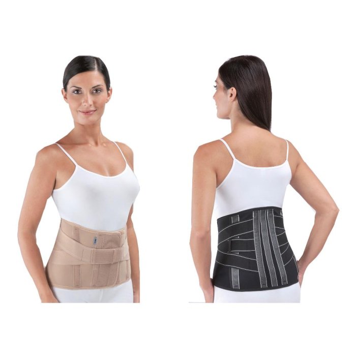 Corsetto Lombare Elastico FGP In Cross Nero Taglia M per Sostegno e Supporto Schiena Corsetto Lombare Elastico FGP In Cross Nero Taglia M per Sostegno e Supporto Schiena