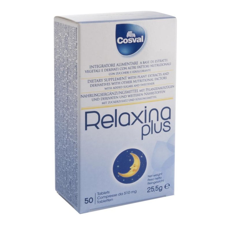 Relaxina Plus 50 Compresse Integratore per Rilassamento, Stress e Sonno Naturale