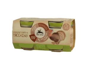 ALCE OMO Tacchino Bio 2x80g
