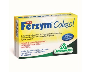 Specchiasol Ferzym New Colesol Integratore Alimentare 40 Capsule