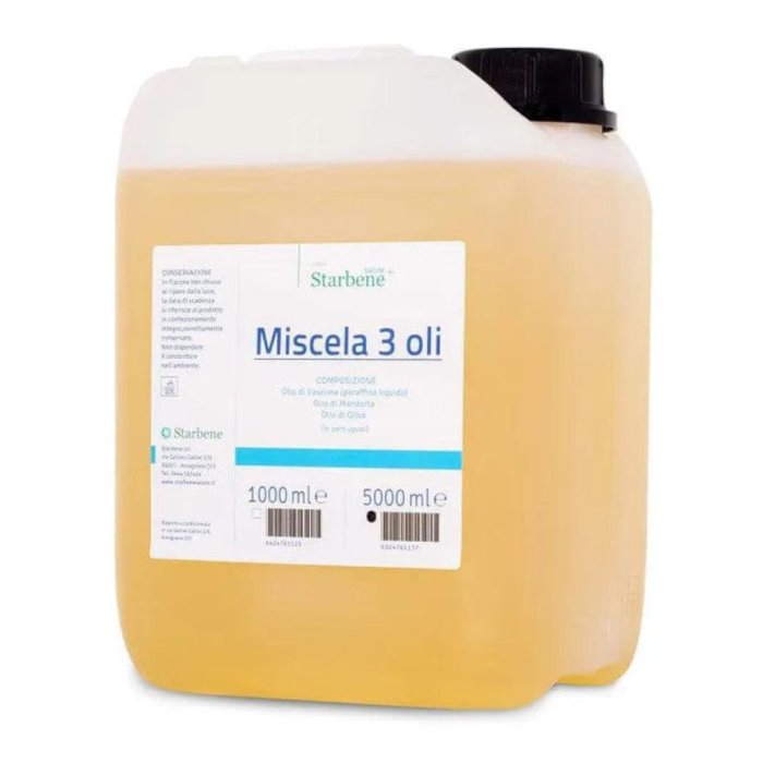 Starbene Salute+ Miscela 3 Oli Integratore Alimentare Lassativo 1 Litro Starbene Salute+ Miscela 3 Oli Integratore Alimentare Lassativo 1 Litro
