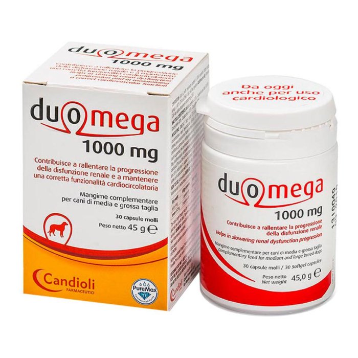 Candioli Animali Domestici Duomega Gatti Mangime 30 Capsule Candioli Animali Domestici Duomega Gatti Mangime 30 Capsule