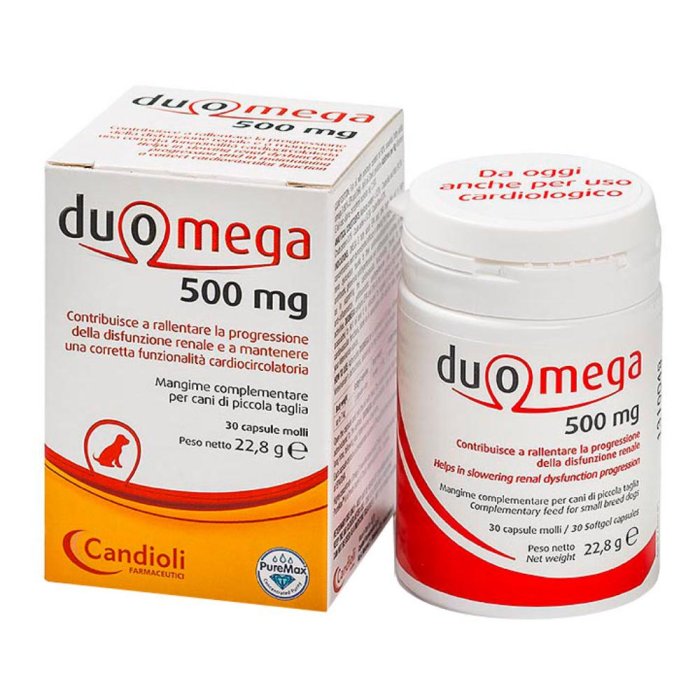 Candioli Animali Domestici Duomega Cani Piccoli Mangime 30 Capsule Candioli Animali Domestici Duomega Cani Piccoli Mangime 30 Capsule