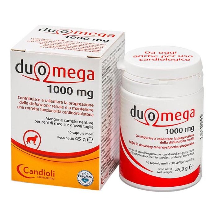 Candioli Animali Domestici Duomega Cani Grandi Mangime 30 Capsule Candioli Animali Domestici Duomega Cani Grandi Mangime 30 Capsule