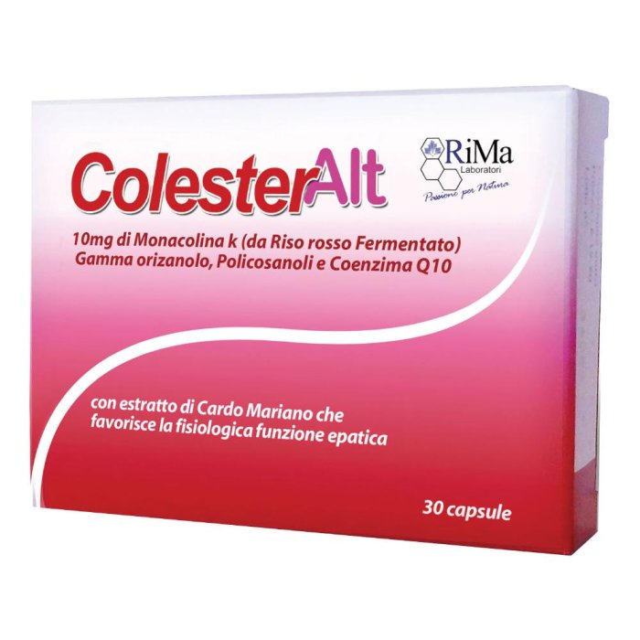 Rima Lab.di Ricciardi A&c. Sas Colesteralt 30 Capsule Blister 17,3 G Rima Lab.di Ricciardi A&c. Sas Colesteralt 30 Capsule Blister 17,3 G