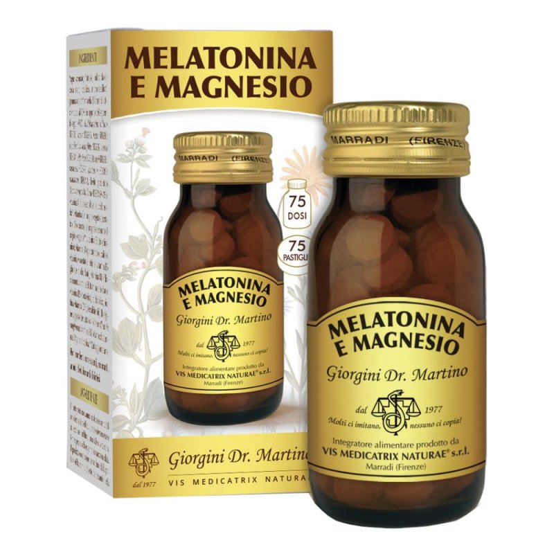 Dr.giorgini Ser-vis Melatonina E Magnesio 75 Pastiglie Dr.giorgini Ser-vis Melatonina E Magnesio 75 Pastiglie