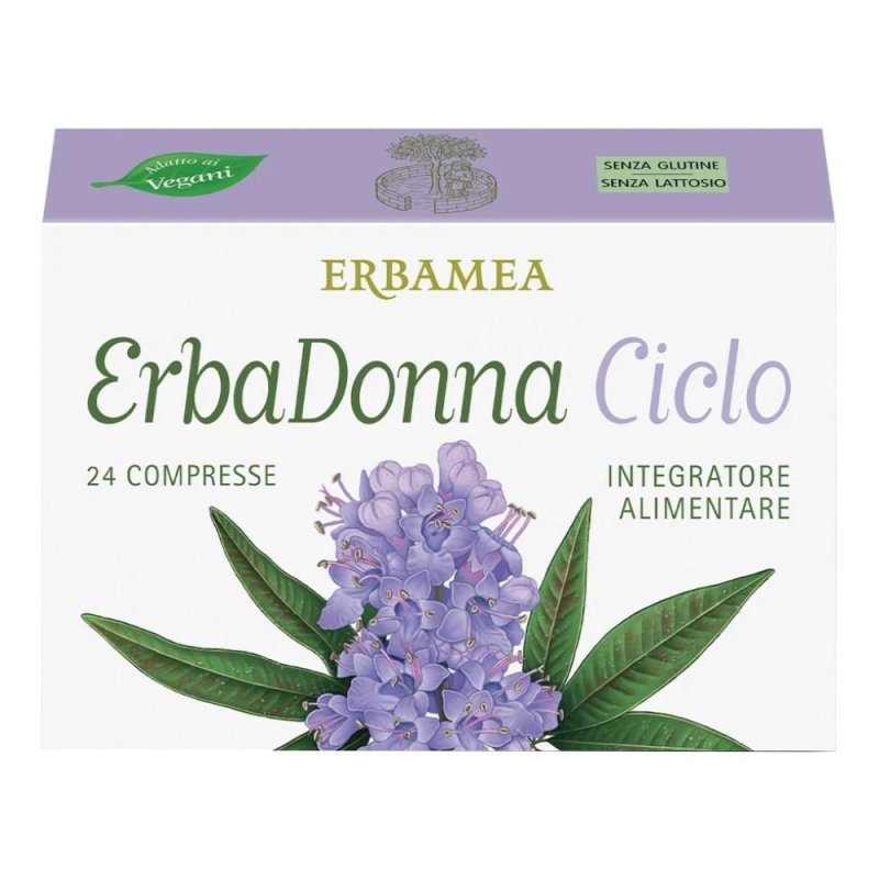 Erbamea Erbadonna Ciclo Compresse &ndash; Integratore Naturale per il Benessere del Ciclo Mestruale