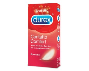 Durex Feeling Contatto Comfort Profilattici Confezione con 6 Profilattici