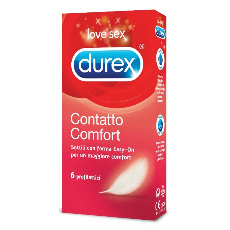 Durex Feeling Contatto Comfort Profilattici Confezione con 6 Profilattici Durex Feeling Contatto Comfort Profilattici Confezione con 6 Profilattici