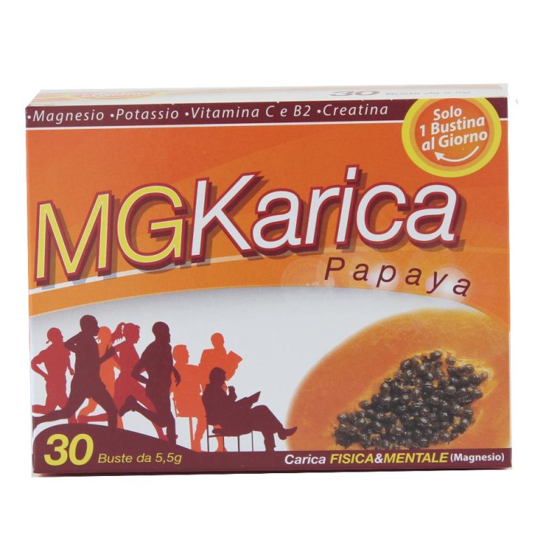 EFAS MG Karica Papaya Integratore Alimentare Stanchezza Fisica e Mentale 30 bustine