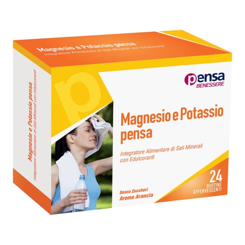 Integratore di Magnesio e Potassio 24 Bustine Solubili – Supporto Contro Stanchezza, Crampi Muscolari ed Affaticamento Integratore di Magnesio e Potassio 24 Bustine Solubili – Supporto Contro Stanchezza, Crampi Muscolari ed Affaticamento