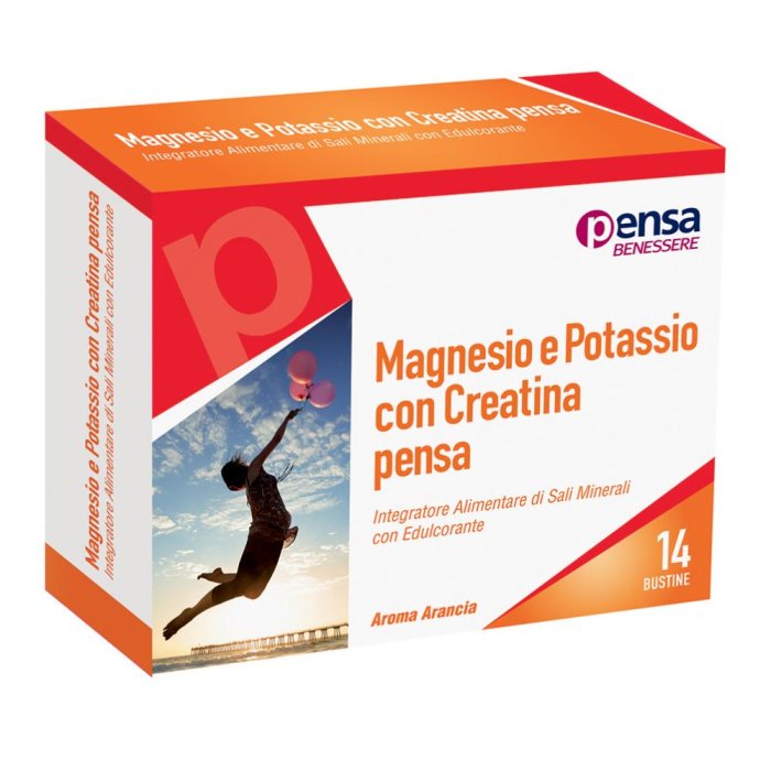 Pensa Pharma Magnesio E Potassio Con Creatina Arancia Pensa 14 Bustine Pensa Pharma Magnesio E Potassio Con Creatina Arancia Pensa 14 Bustine