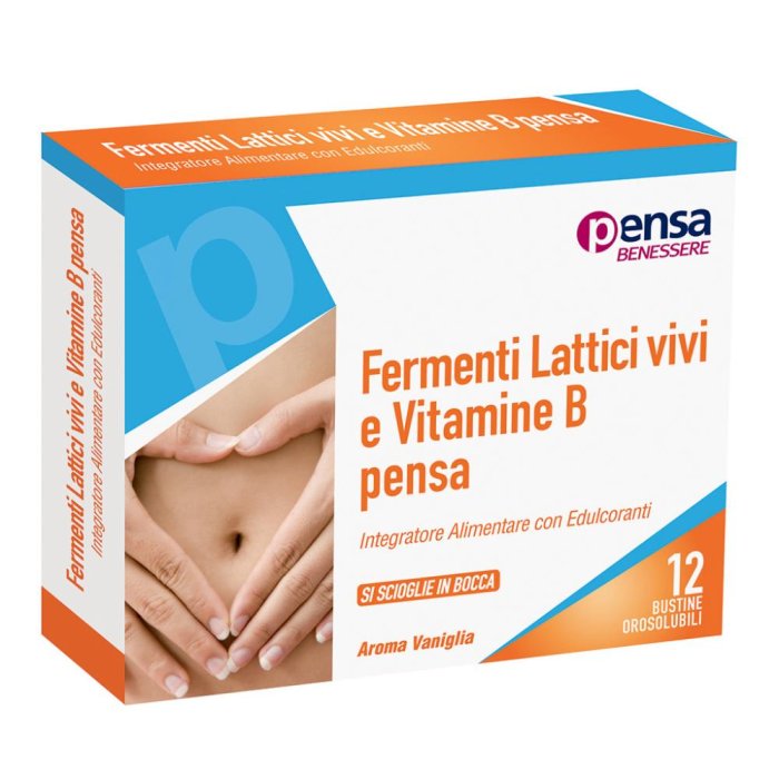 Pensa Pharma Fermenti Lattici Vivi E Vitamine B 12 Vaniglia Bustine Orosolubili Pensa Pharma Fermenti Lattici Vivi E Vitamine B 12 Vaniglia Bustine Orosolubili