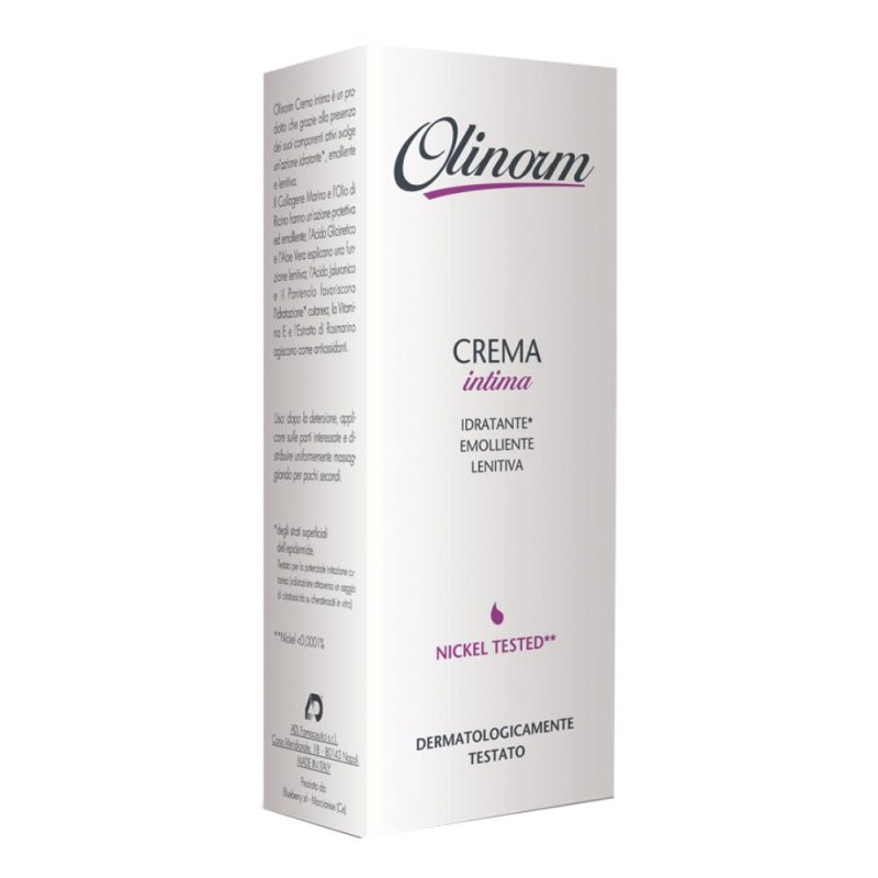 Olinorm crema intima 50 ml crema lenitiva per il benessere della zona intima Olinorm crema intima 50 ml crema lenitiva per il benessere della zona intima