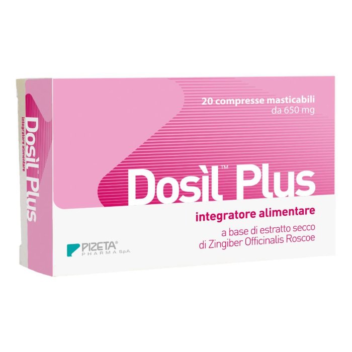 Pizeta Pharma Dosil Plus 20 Compresse Masticabili Pizeta Pharma Dosil Plus 20 Compresse Masticabili