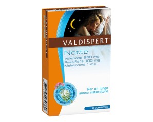 Vemedia Valdispert Notte 1 mg di Melatonina Sonno e Relax 40 compresse