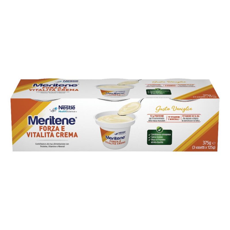 Meritene Creme Vaniglia 3 X 125 G Meritene Creme Vaniglia 3 X 125 G
