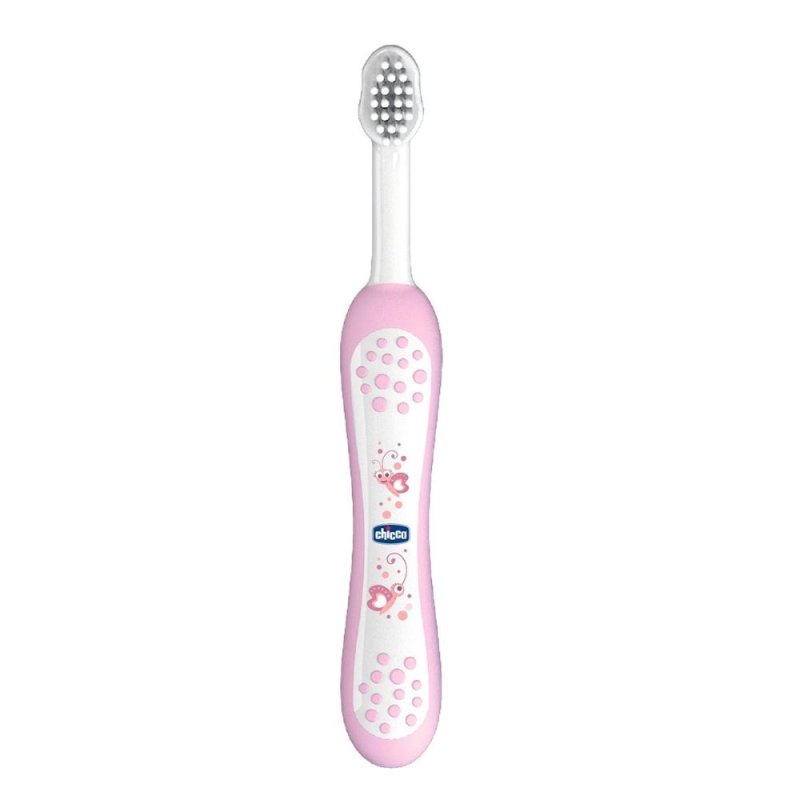 Chicco Spazzolino Primi Denti Da Latte Rosa 6-36 Mesi Chicco Spazzolino Primi Denti Da Latte Rosa 6-36 Mesi