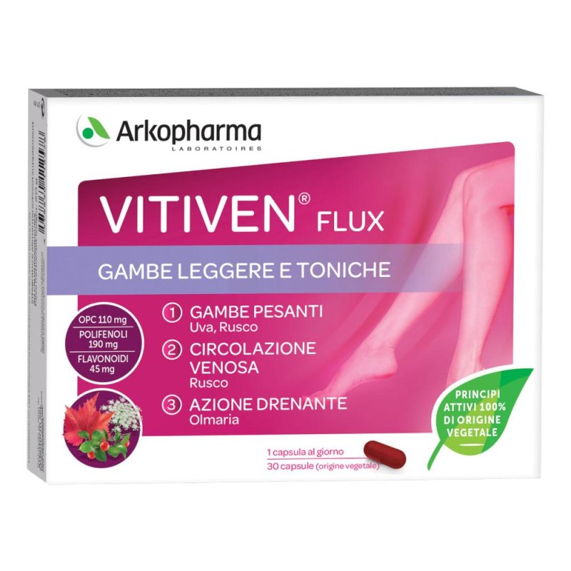 Arkofarm Vitiven Flux Veinoflux 30 Capsule Arkofarm Vitiven Flux Veinoflux 30 Capsule