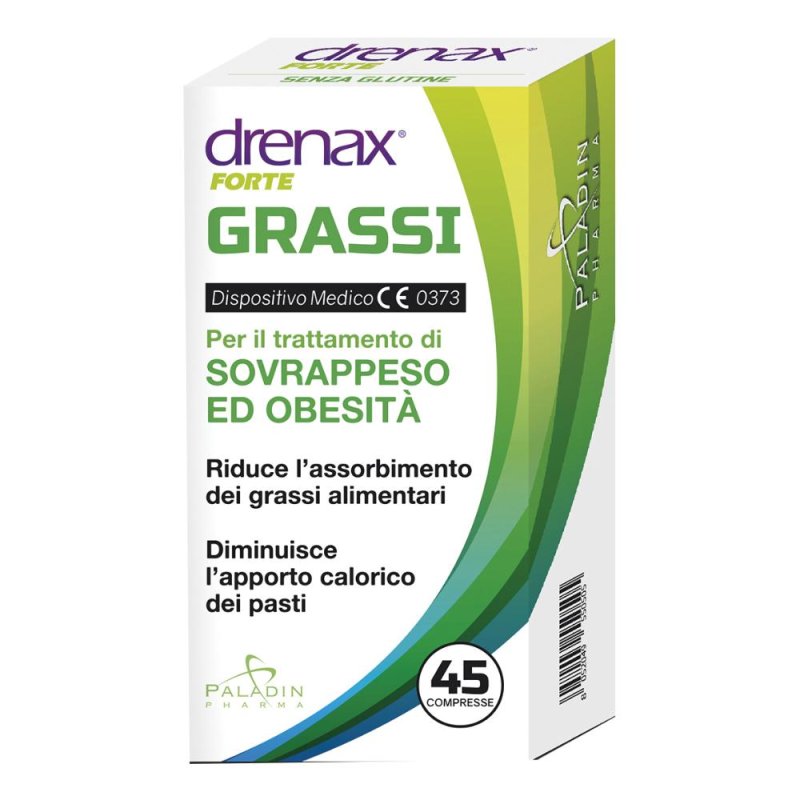 Paladin  Controllo del Peso Drenax FORTE GRASSI Integratore 45 Compresse