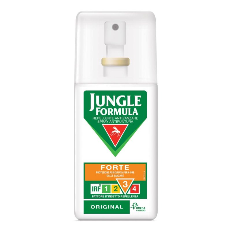 Omega Pharma Anti-Zanzare Jungle Formula Forte Spray Originale 75 ml Omega Pharma Anti-Zanzare Jungle Formula Forte Spray Originale 75 ml