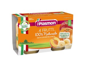 PLASMON OMOG 4 FRUTTI 2X104G