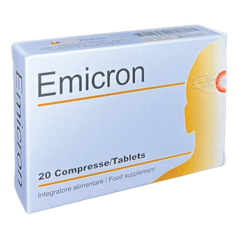 Emicron Integratore Alimentare Emicrania 20 Compresse