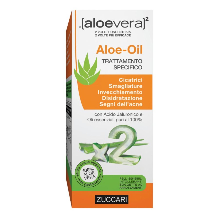 Zuccari Aloevera2 Aloe Oil Specifico Cicatrici Smagliature 50 ml