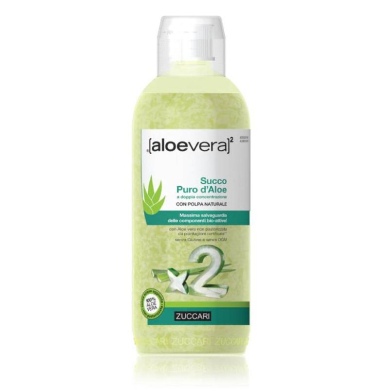 Zuccari aloevera2 Aloe Vera Puro Succo Doppia Concentrazione 1000 ml Zuccari aloevera2 Aloe Vera Puro Succo Doppia Concentrazione 1000 ml