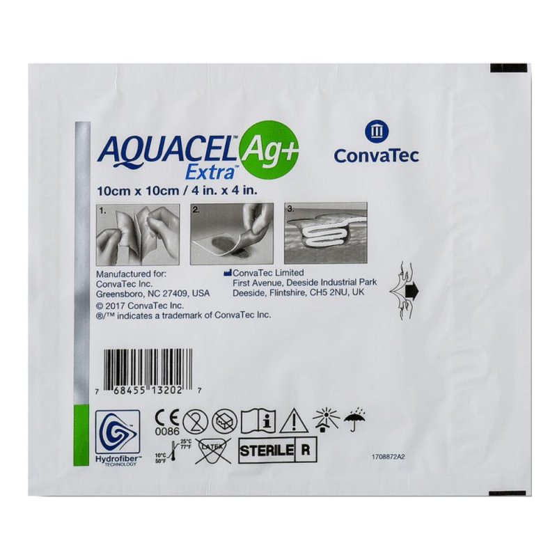 Convatec Italia Aquacel Ag + Extra 10x10cm 10p Convatec Italia Aquacel Ag + Extra 10x10cm 10p
