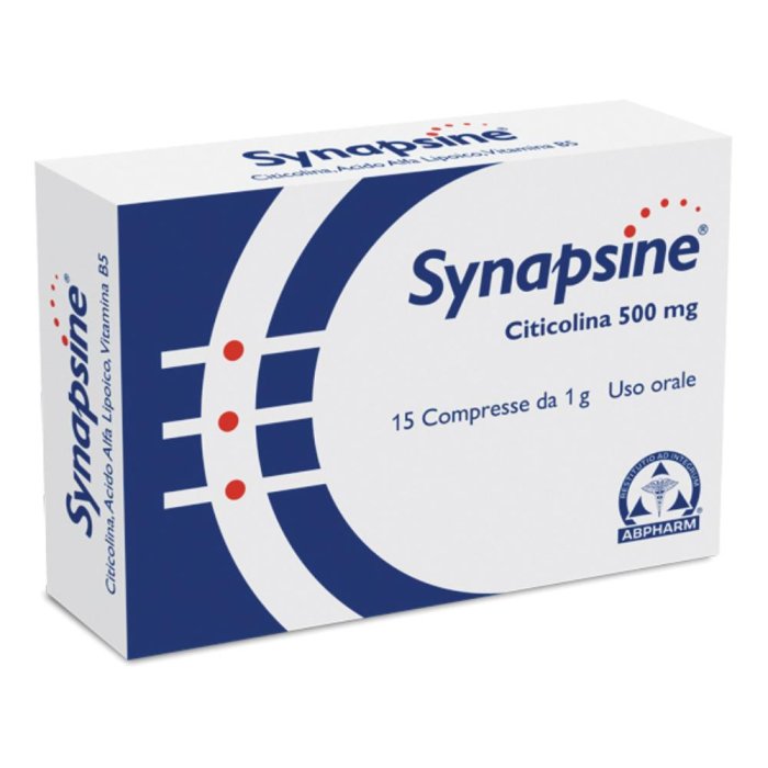 A.B. Pharm  Benessere ed Energia Synapsine Integratore 15 Compresse