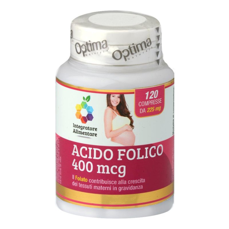 Acido folico 120 compresse - integratore ideale per gravidanza e vegetariani