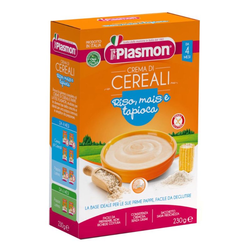 Plasmon Cereali Riso Mais Tapioca 230 G Plasmon Cereali Riso Mais Tapioca 230 G