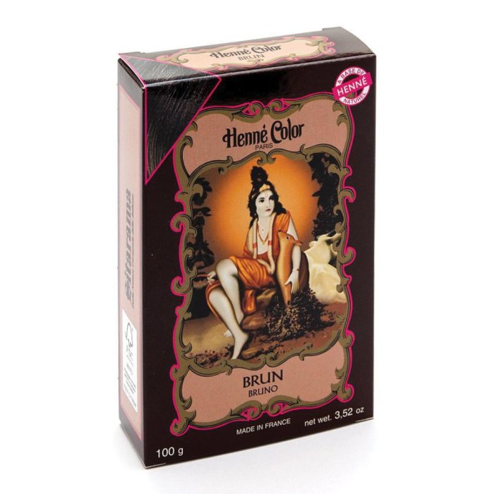Henn&eacute; Color bruno, codice G133 - 100 g