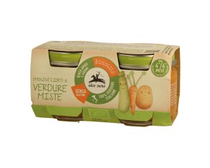Alce Nero Omogeneizzato Verdure Miste Biologico 2 x 80g