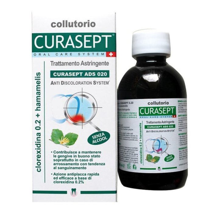 Curaden Curasept Astringente 0,20 ADS Flacone 200 ml Curaden Curasept Astringente 0,20 ADS Flacone 200 ml
