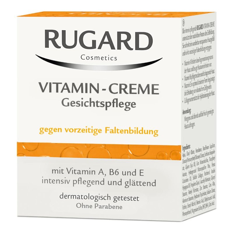 Rugard Crema Viso Vitaminica 50 ml - crema viso con vitamine A B6 ed E anti-age levigante Rugard Crema Viso Vitaminica 50 ml - crema viso con vitamine A B6 ed E anti-age levigante