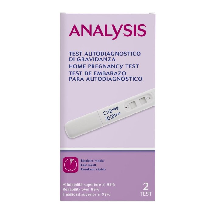 Artsana Analysis Test Autodiagnostico di Gravidanza 2 Pezzi