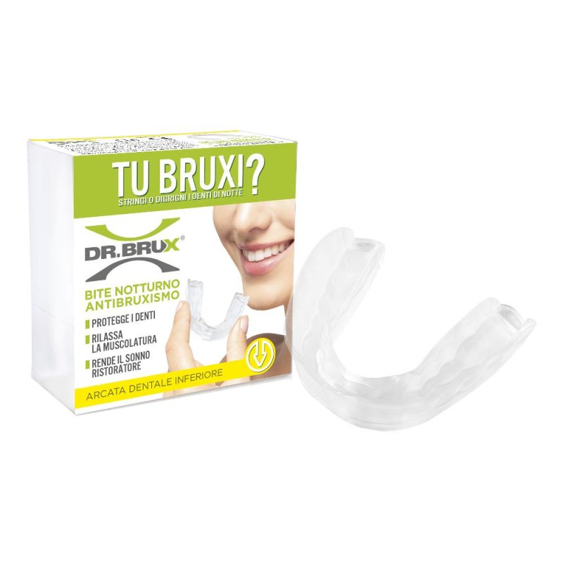 Dr. Brux Bite Dentale Arcata Inferiore Notte Modellante Dr. Brux Bite Dentale Arcata Inferiore Notte Modellante