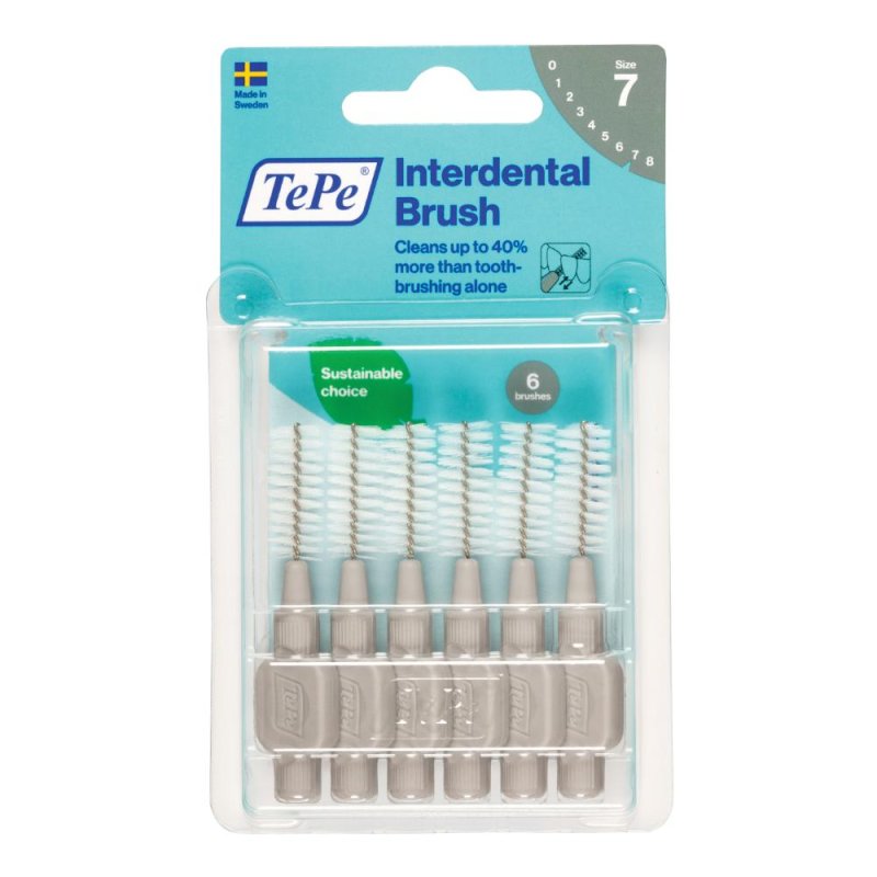 Tepe Scovolino Original Grigio Misura ISO 7 1,3mm 6 Scovolini Tepe Scovolino Original Grigio Misura ISO 7 1,3mm 6 Scovolini
